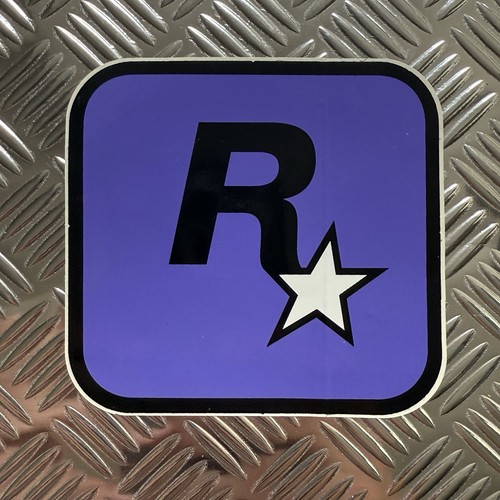 Adesivo logo rockstar - adesivo,