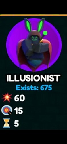 Illusionista ultra rara - illusionista,