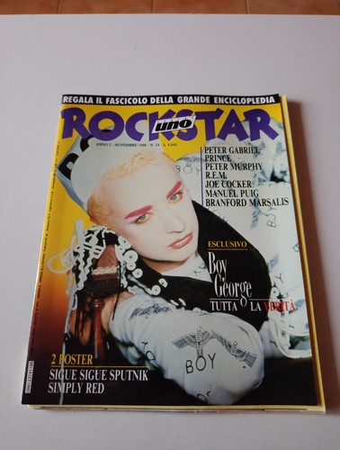 Rockstar 1986 boy george - rockstar, n.74/1986