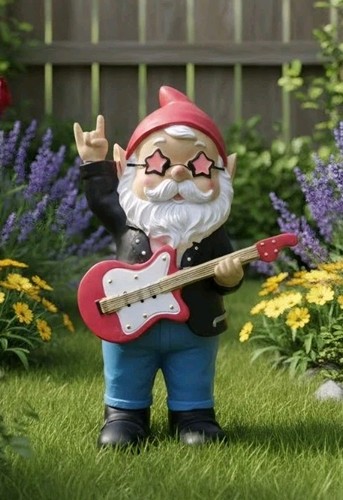 Mini gnomo rockstar - mini,
