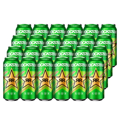 Rockstar energy sours - sours, apple
