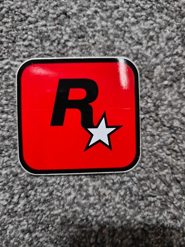 Adesivo promozionale rockstar - adesivo,